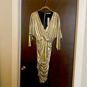 Silver party by Alice + Olivia dress New with tags! Love this dress!